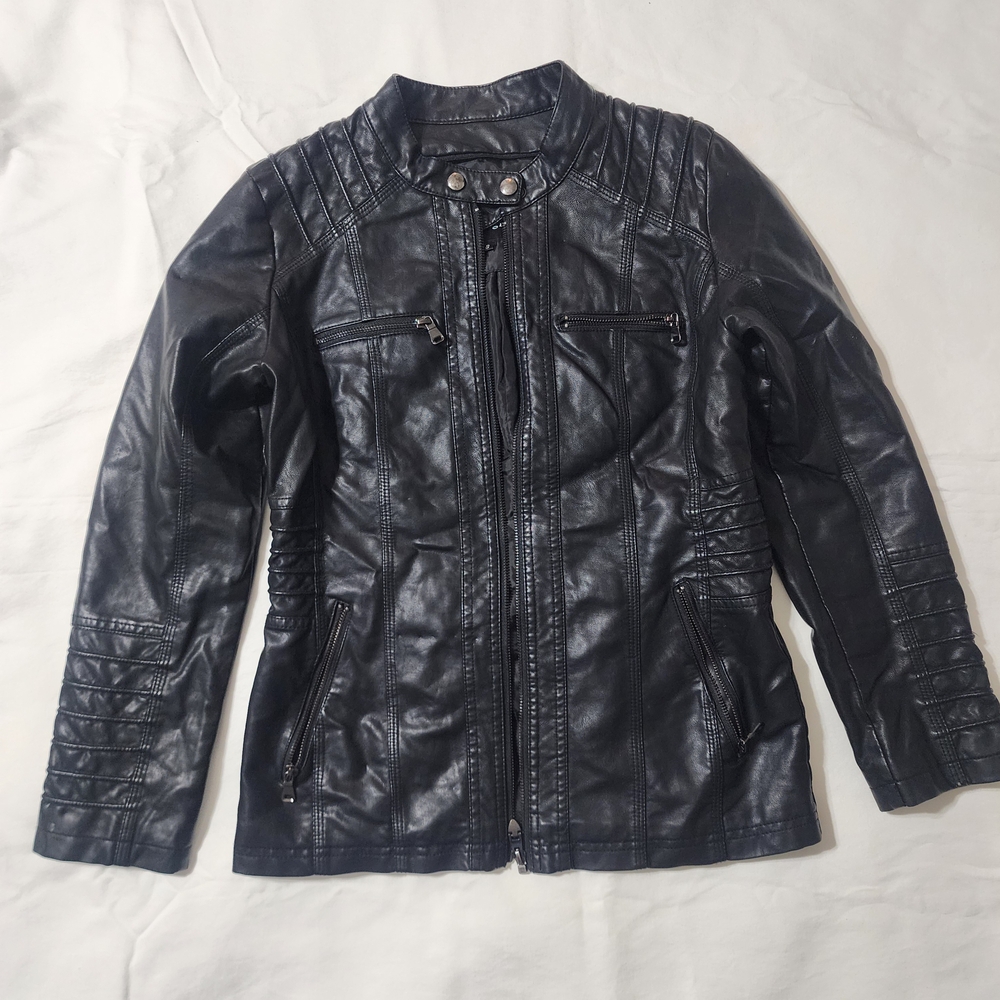Women's Black Leather Jacket